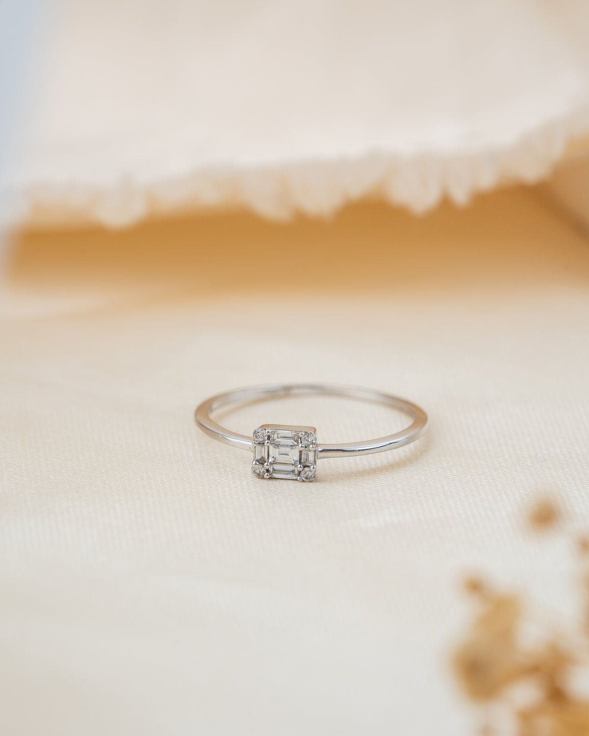 Emerald Cut Solitaire Ring (SP193)