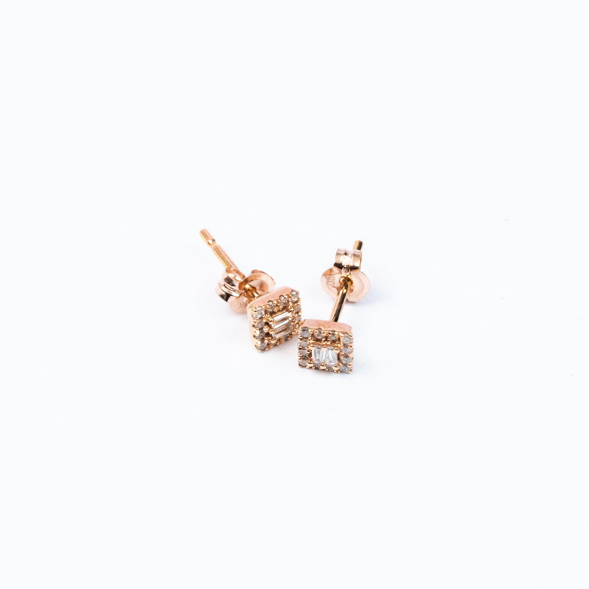Square Cluster Diamond Studs (DT_006)